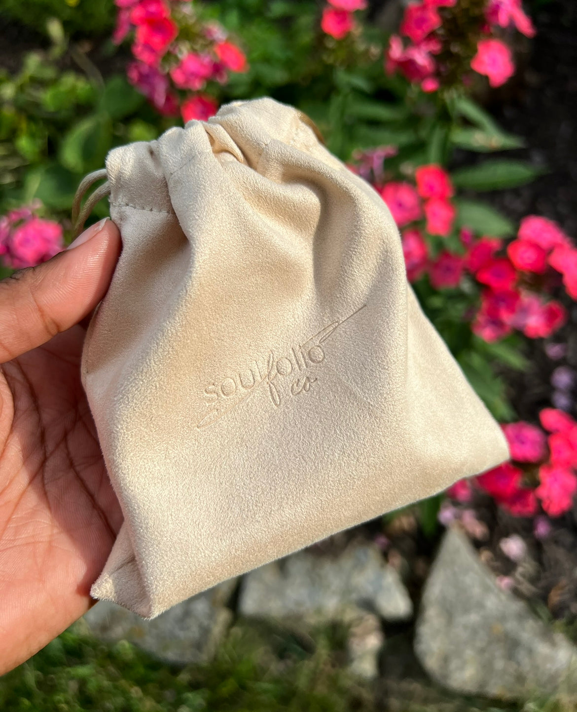 Plush gift bag